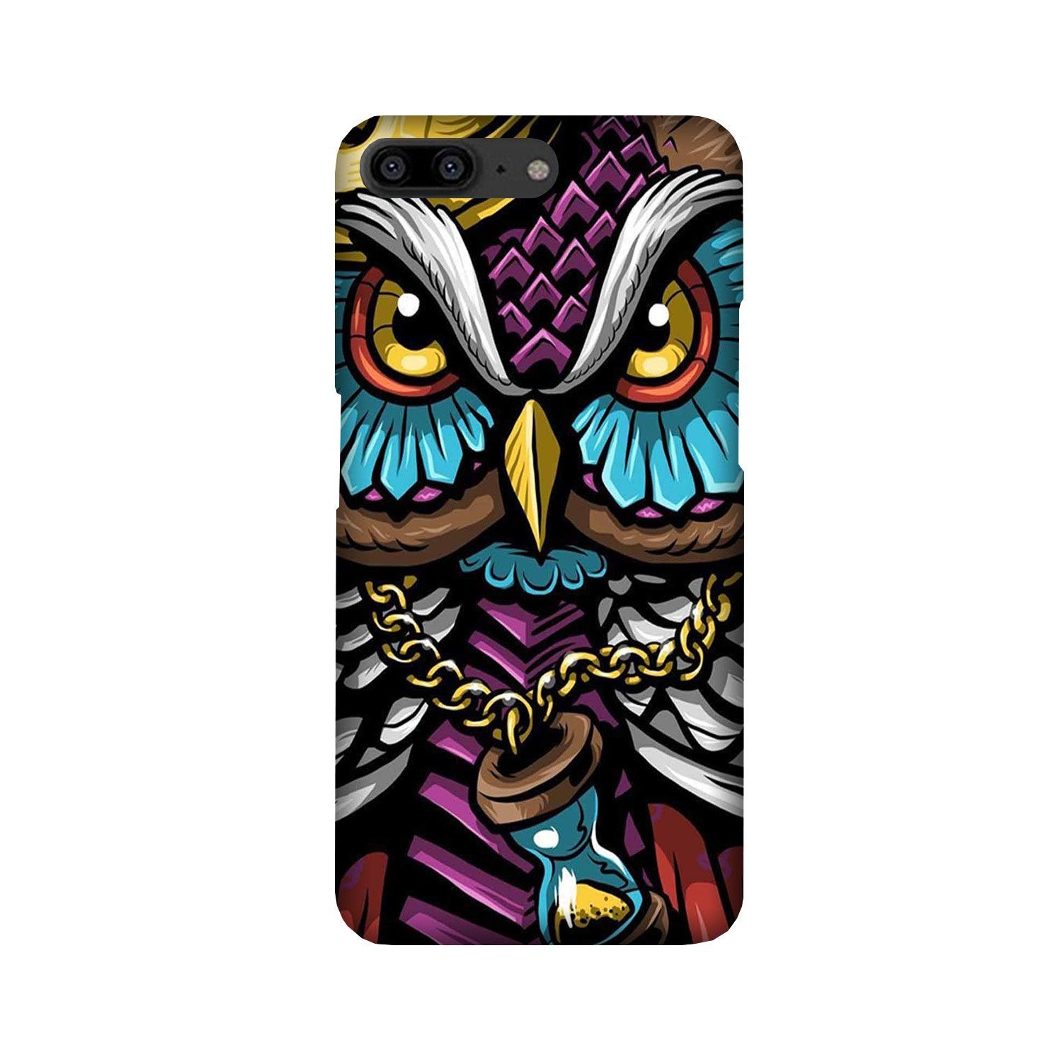 Owl Mobile Back Case for OnePlus 5 (Design - 359)
