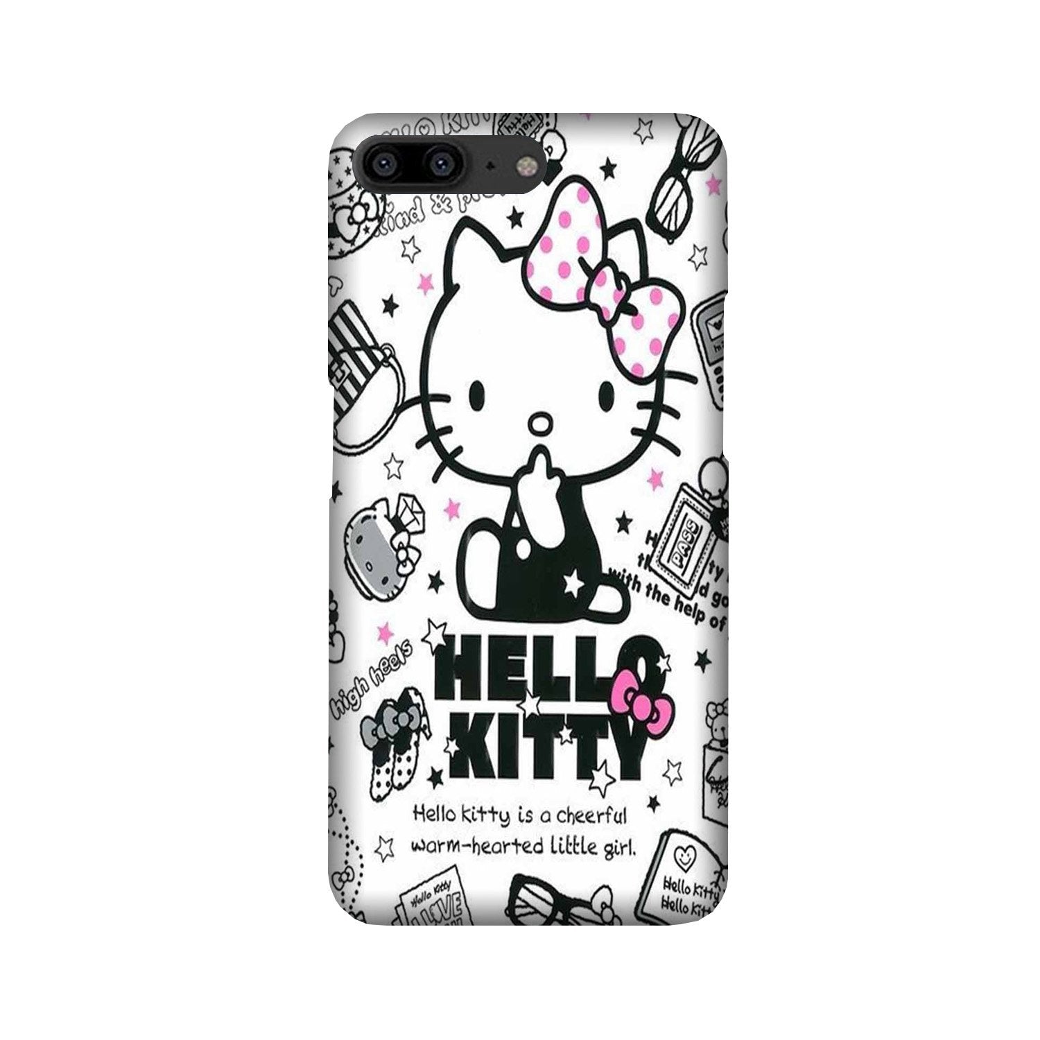 Hello Kitty Mobile Back Case for OnePlus 5   (Design - 361)