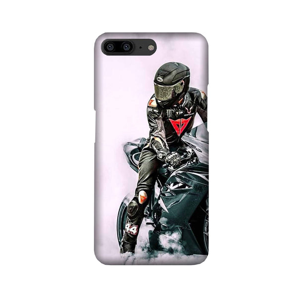 Biker Mobile Back Case for OnePlus 5   (Design - 383)