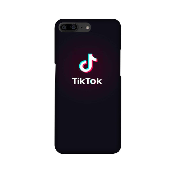 Tiktok Mobile Back Case for OnePlus 5   (Design - 396)