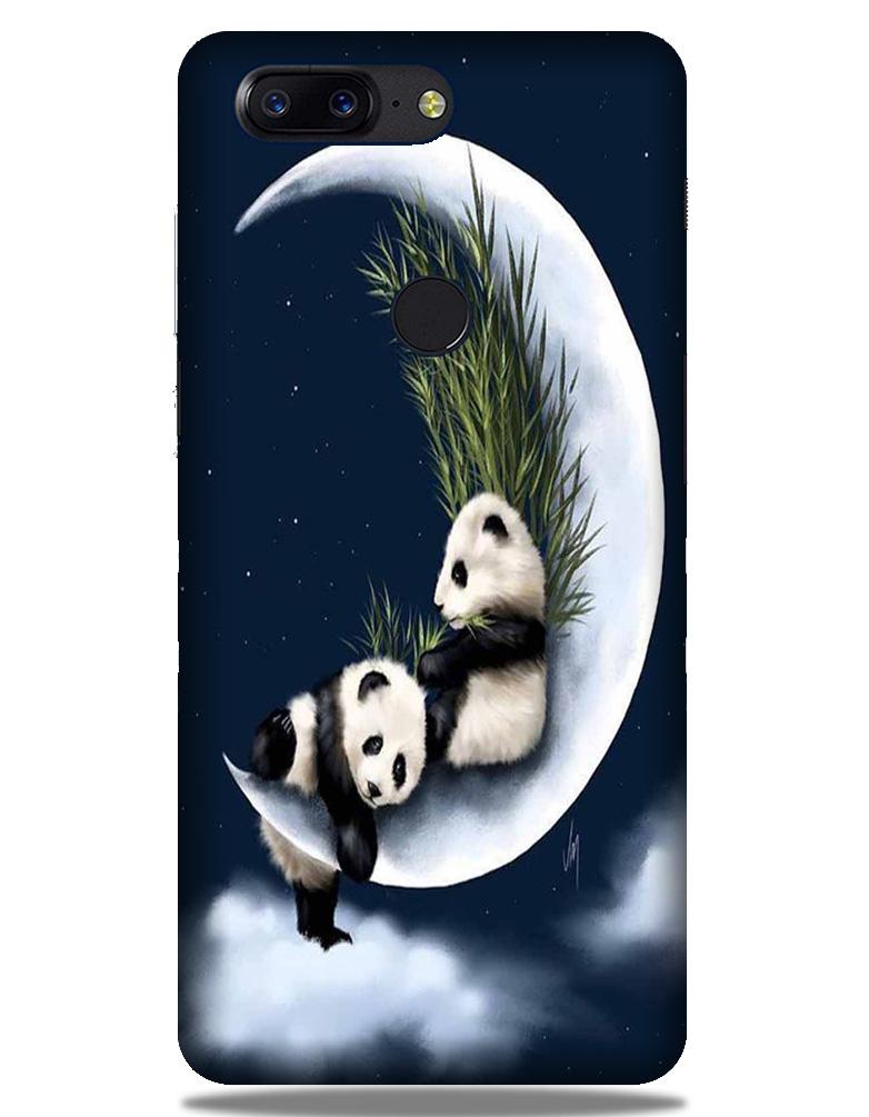 Panda Moon Mobile Back Case for OnePlus 5T   (Design - 318)