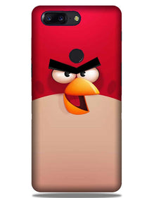 Angry Bird Red Mobile Back Case for OnePlus 5T   (Design - 325)