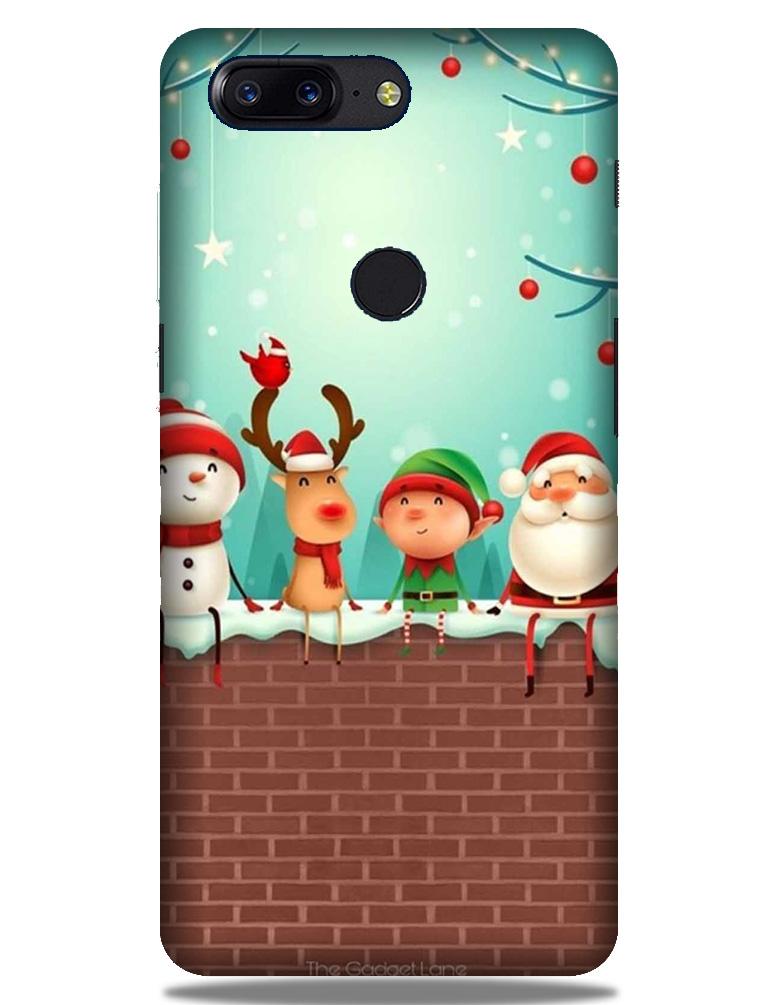Santa Claus Mobile Back Case for OnePlus 5T   (Design - 334)