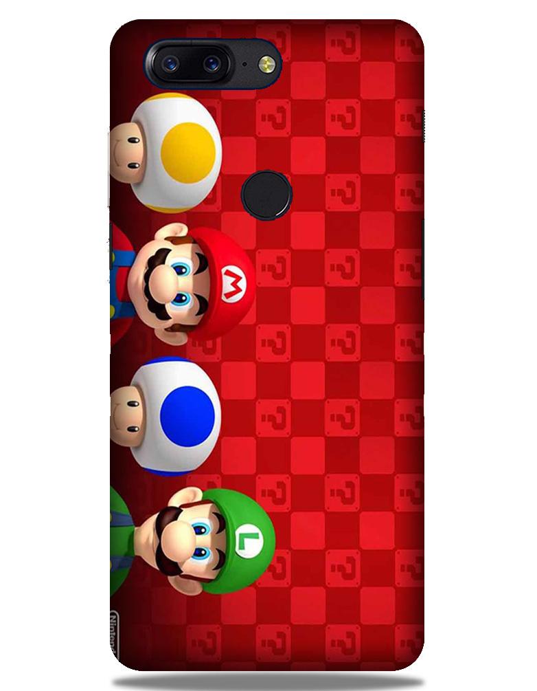 Mario Mobile Back Case for OnePlus 5T   (Design - 337)