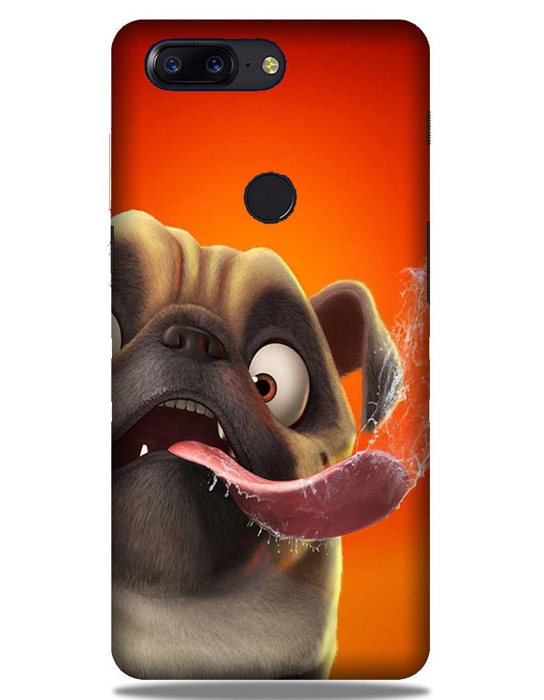 Dog Mobile Back Case for OnePlus 5T   (Design - 343)