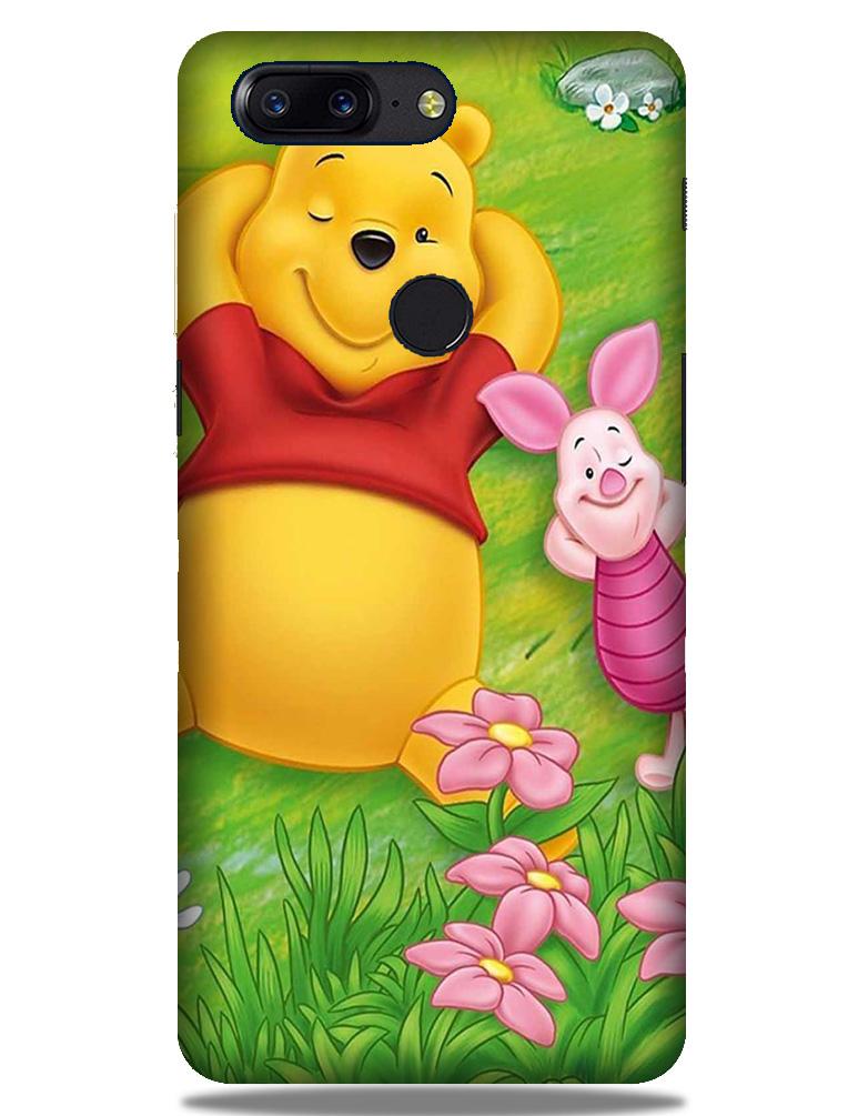 Winnie The Pooh Mobile Back Case for OnePlus 5T   (Design - 348)