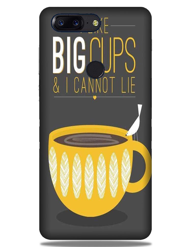 Big Cups Coffee Mobile Back Case for OnePlus 5T   (Design - 352)