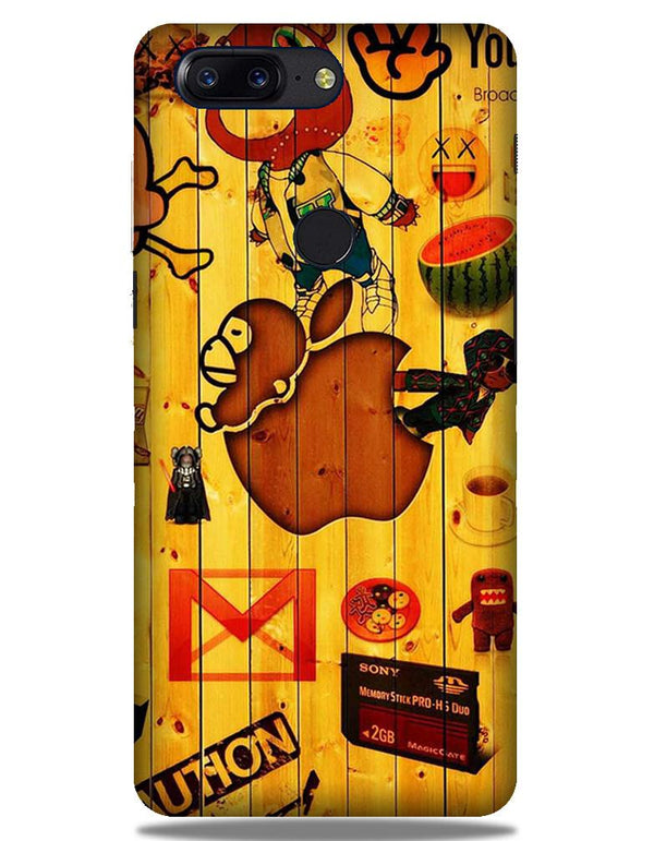 Wooden Texture Mobile Back Case for OnePlus 5T   (Design - 367)