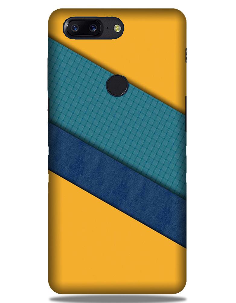 Diagonal Pattern Mobile Back Case for OnePlus 5T   (Design - 370)