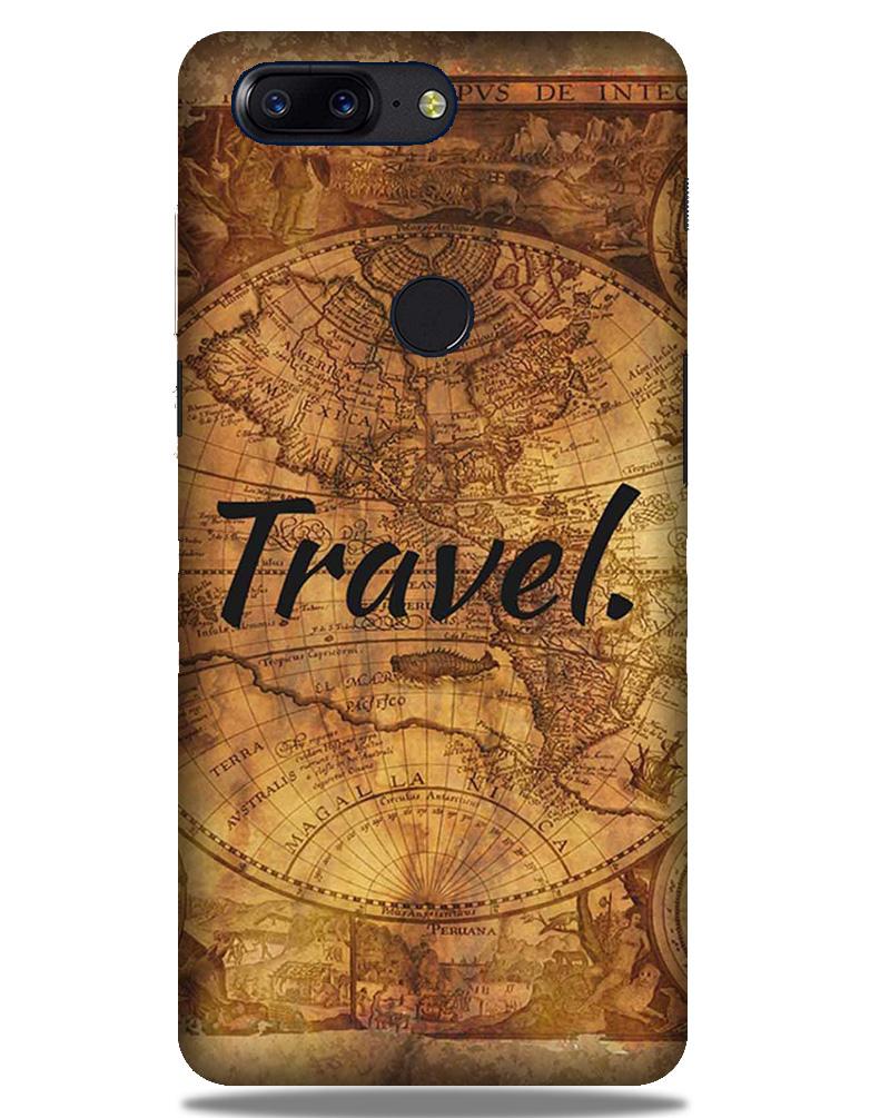 Travel Mobile Back Case for OnePlus 5T   (Design - 375)