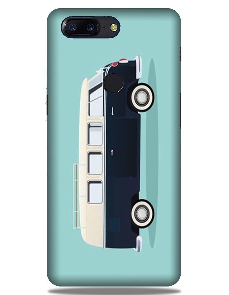 Travel Bus Mobile Back Case for OnePlus 5T   (Design - 379)