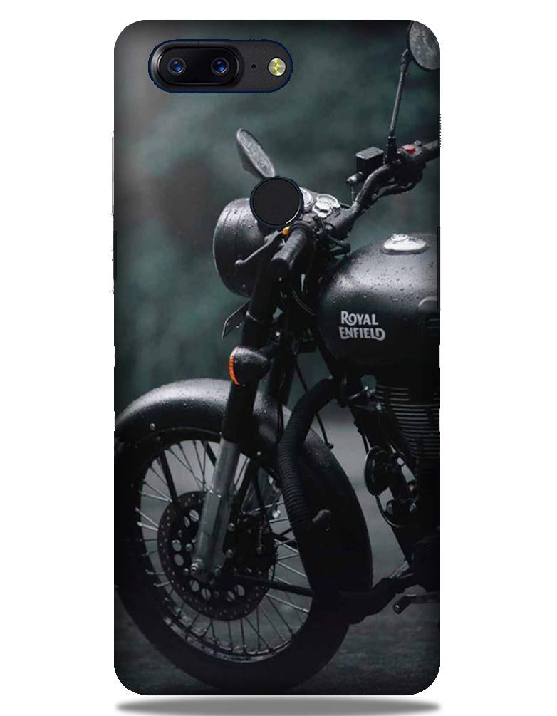 Royal Enfield Mobile Back Case for OnePlus 5T   (Design - 380)