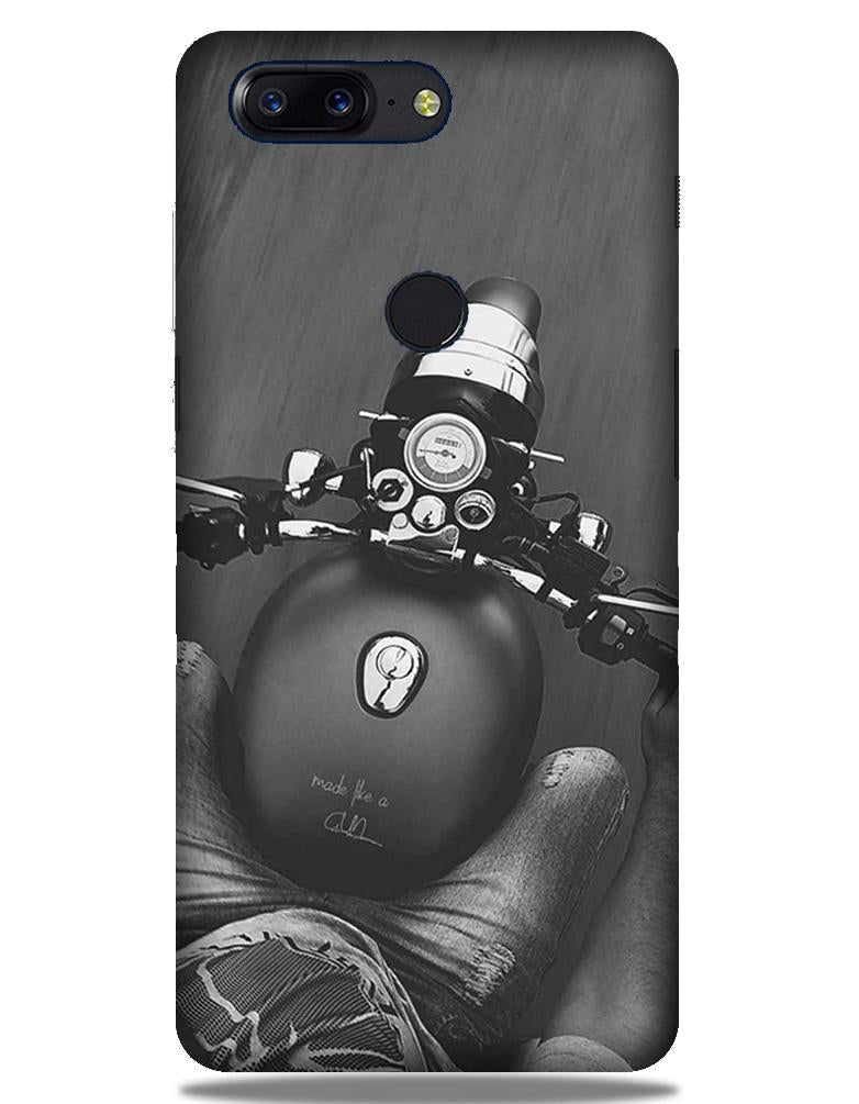 Royal Enfield Mobile Back Case for OnePlus 5T   (Design - 382)