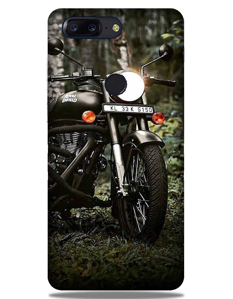 Royal Enfield Mobile Back Case for OnePlus 5T   (Design - 384)