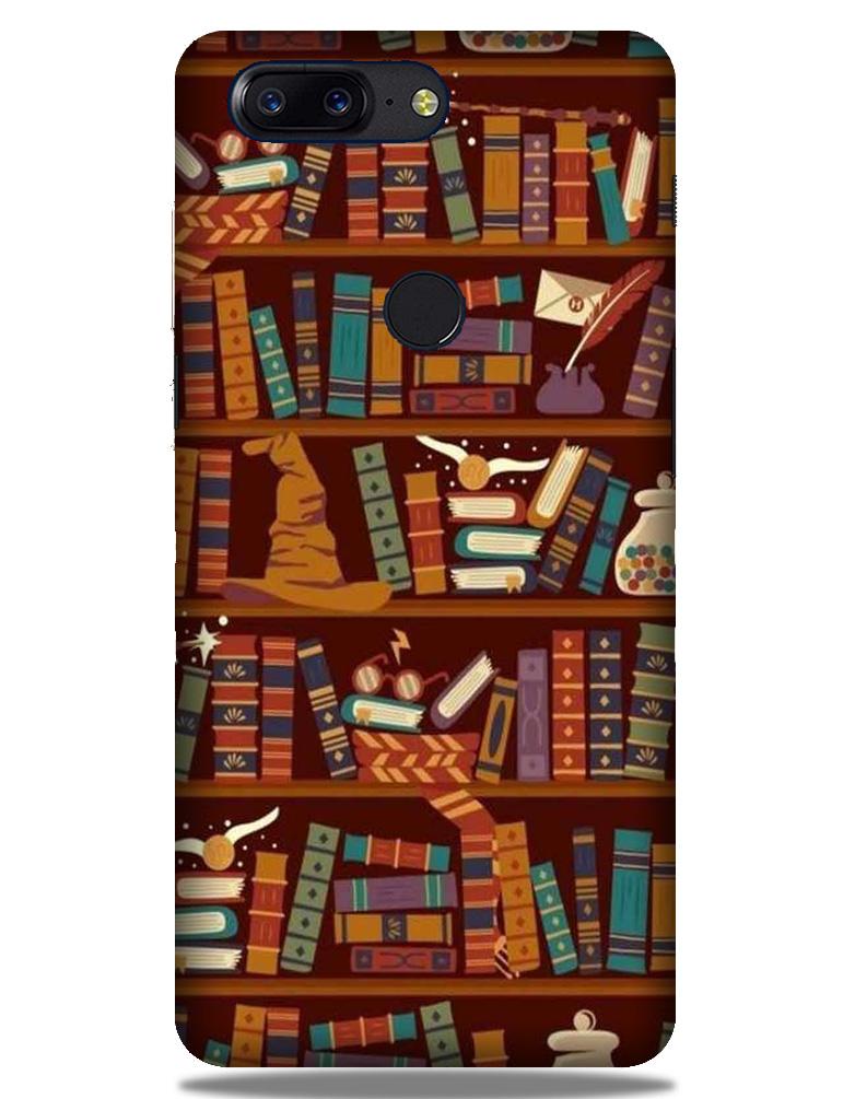 Book Shelf Mobile Back Case for OnePlus 5T   (Design - 390)