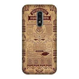 Hogwarts Mobile Back Case for OnePlus 6 (Design - 304)