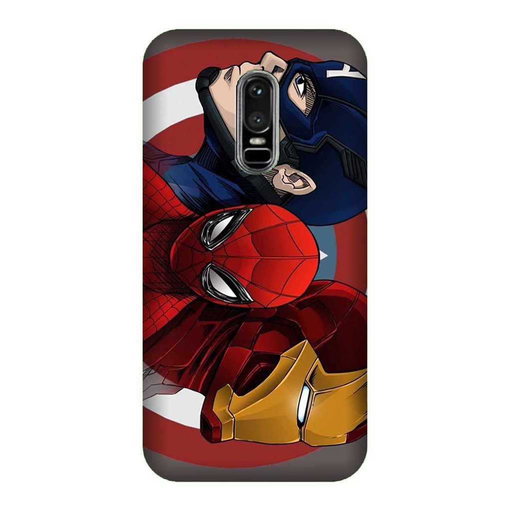 Superhero Mobile Back Case for OnePlus 6 (Design - 311)