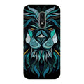 Lion Mobile Back Case for OnePlus 6   (Design - 314)