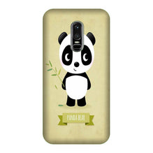 Panda Bear Mobile Back Case for OnePlus 6   (Design - 317)