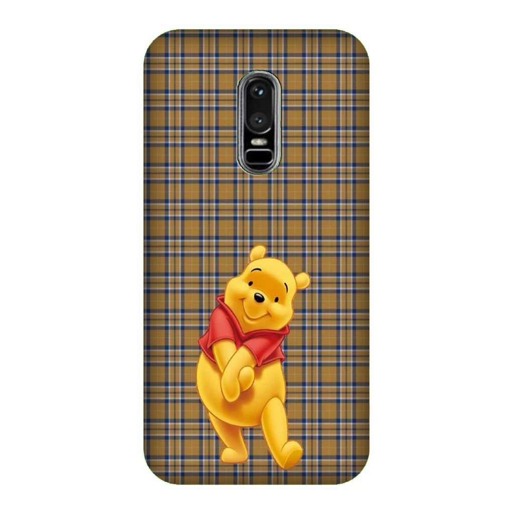 Pooh Mobile Back Case for OnePlus 6 (Design - 321)