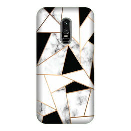 Marble Texture Mobile Back Case for OnePlus 6 (Design - 322)