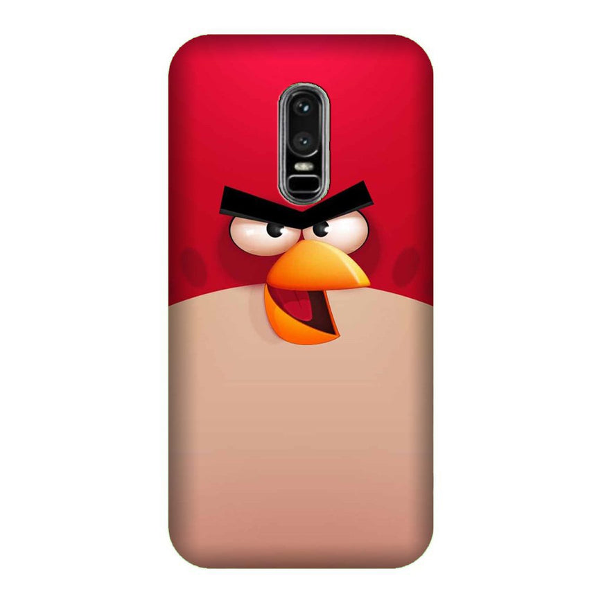 Angry Bird Red Mobile Back Case for OnePlus 6   (Design - 325)