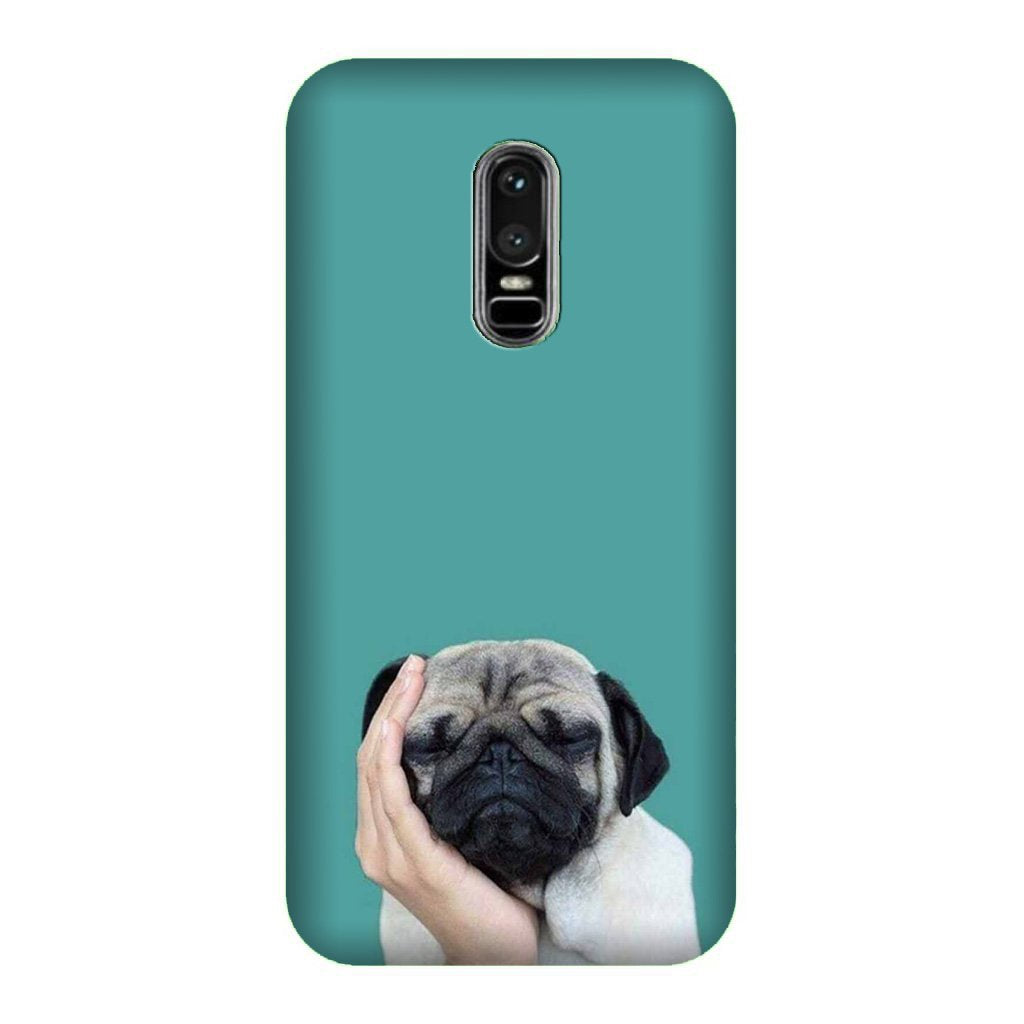 Puppy Mobile Back Case for OnePlus 6 (Design - 333)