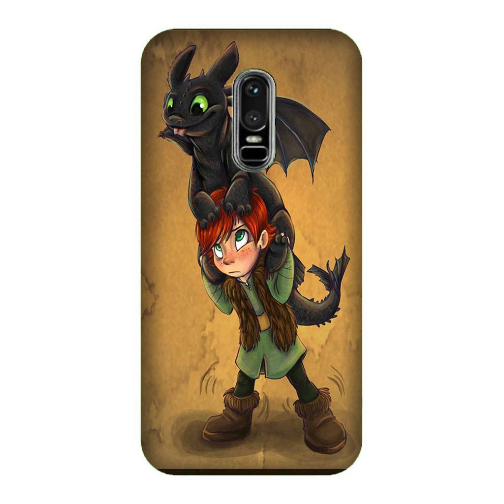 Dragon Mobile Back Case for OnePlus 6 (Design - 336)