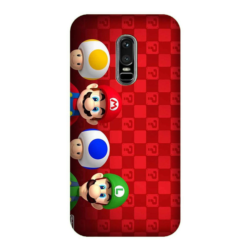 Mario Mobile Back Case for OnePlus 6   (Design - 337)