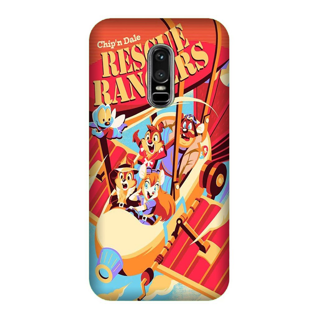 Rescue Rangers Mobile Back Case for OnePlus 6 (Design - 341)