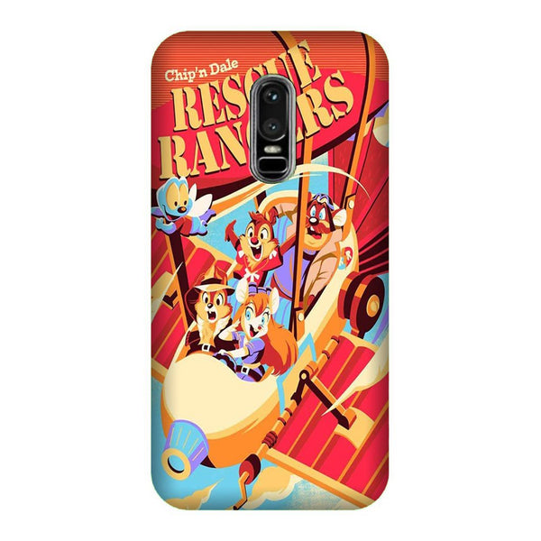Rescue Rangers Mobile Back Case for OnePlus 6   (Design - 341)
