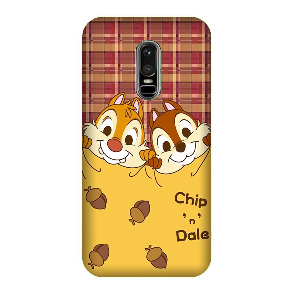 Chip n Dale Mobile Back Case for OnePlus 6 (Design - 342)