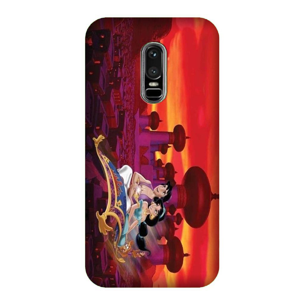 Aladdin Mobile Back Case for OnePlus 6 (Design - 345)