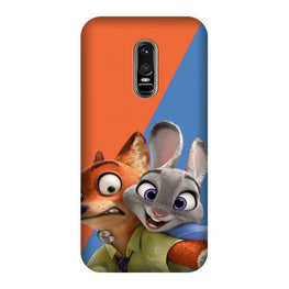 Cartoon Mobile Back Case for OnePlus 6 (Design - 346)