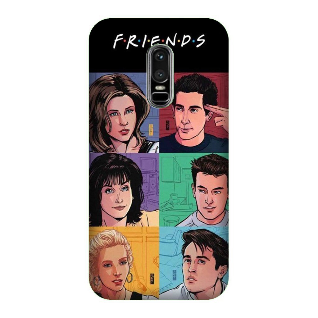 Friends Mobile Back Case for OnePlus 6 (Design - 357)