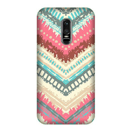 Pattern Mobile Back Case for OnePlus 6 (Design - 368)