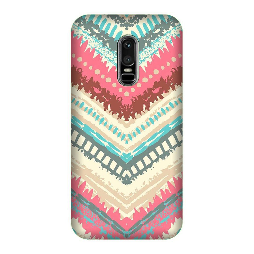 Pattern Mobile Back Case for OnePlus 6   (Design - 368)