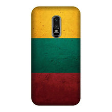 Color Pattern Mobile Back Case for OnePlus 6   (Design - 374)