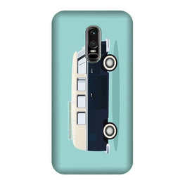 Travel Bus Mobile Back Case for OnePlus 6 (Design - 379)