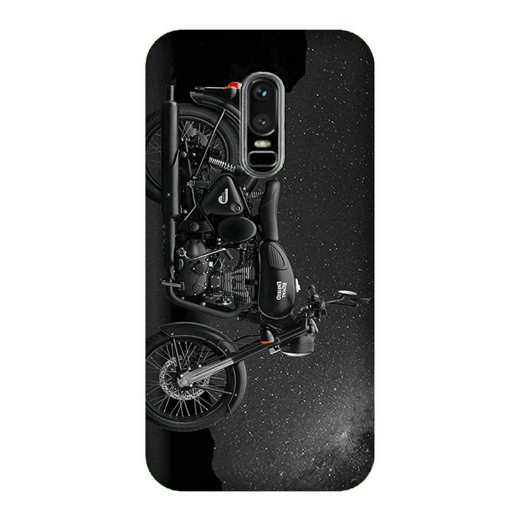 Royal Enfield Mobile Back Case for OnePlus 6   (Design - 381)