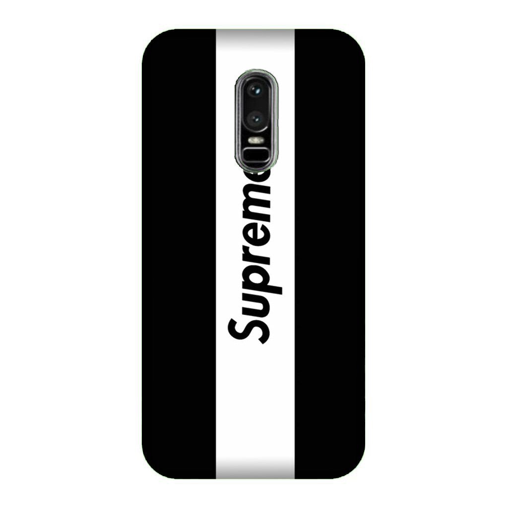Supreme Mobile Back Case for OnePlus 6 (Design - 388)