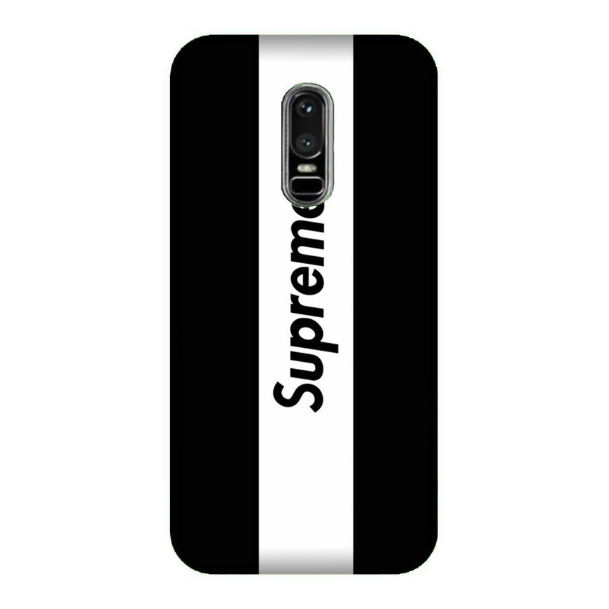 Supreme Mobile Back Case for OnePlus 6   (Design - 388)