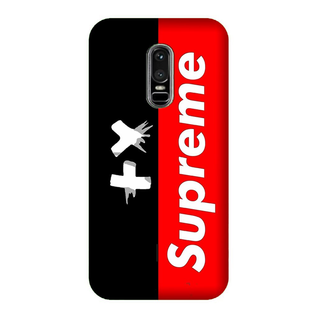 Supreme Mobile Back Case for OnePlus 6 (Design - 389)