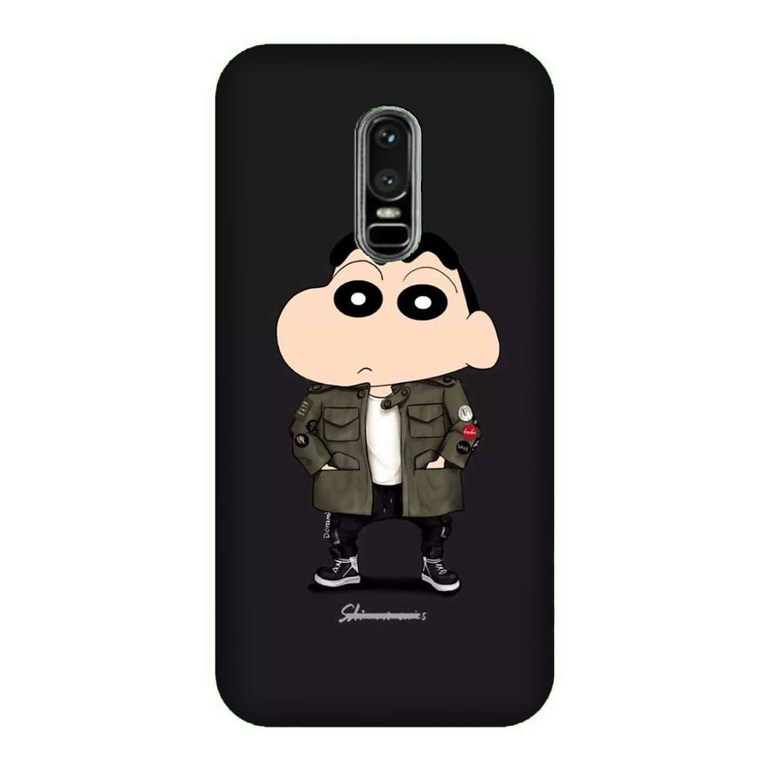 Shin Chan Mobile Back Case for OnePlus 6   (Design - 391)