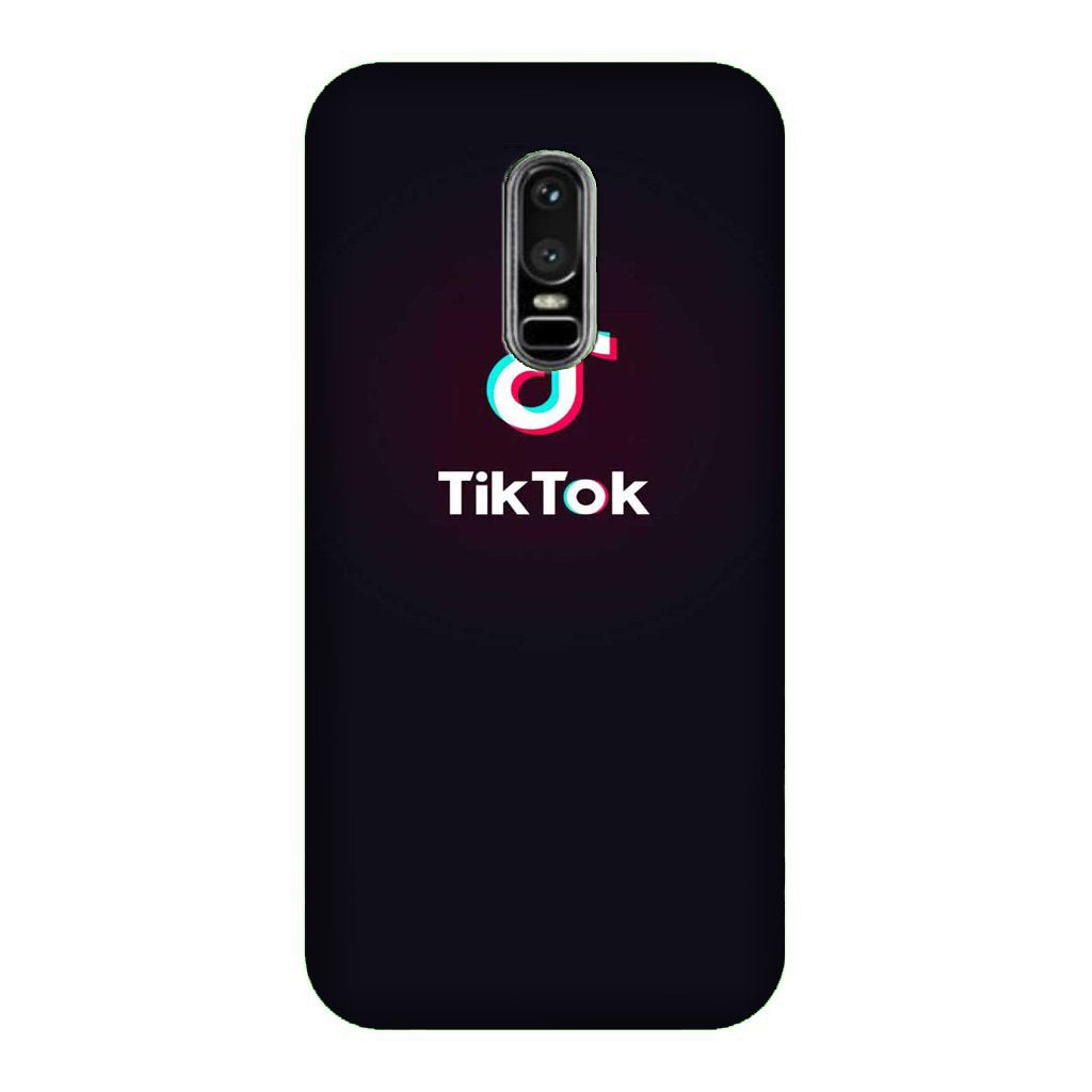Tiktok Mobile Back Case for OnePlus 6 (Design - 396)