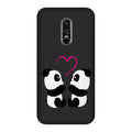 Panda Love Mobile Back Case for OnePlus 6   (Design - 398)