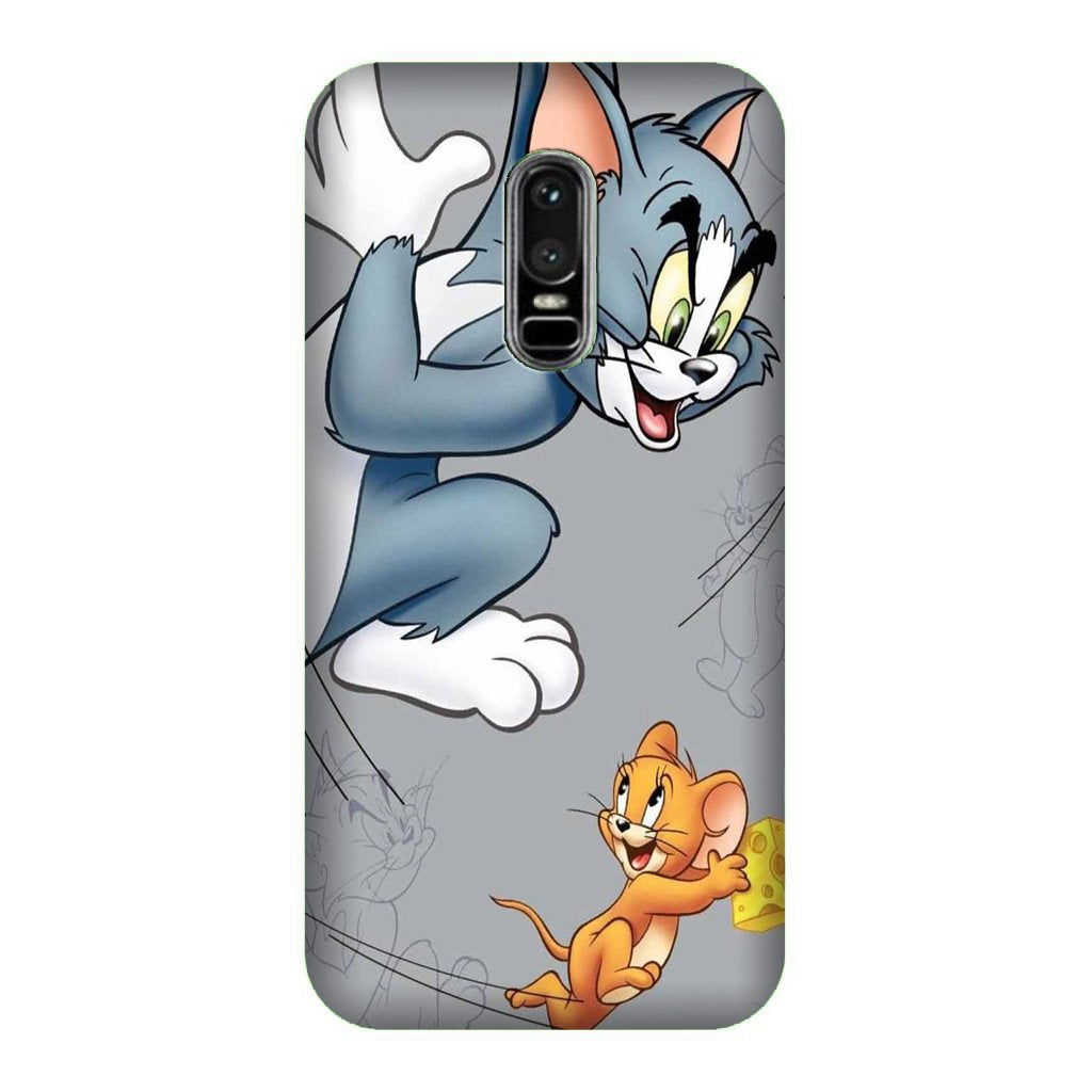 Tom n Jerry Mobile Back Case for OnePlus 6 (Design - 399)