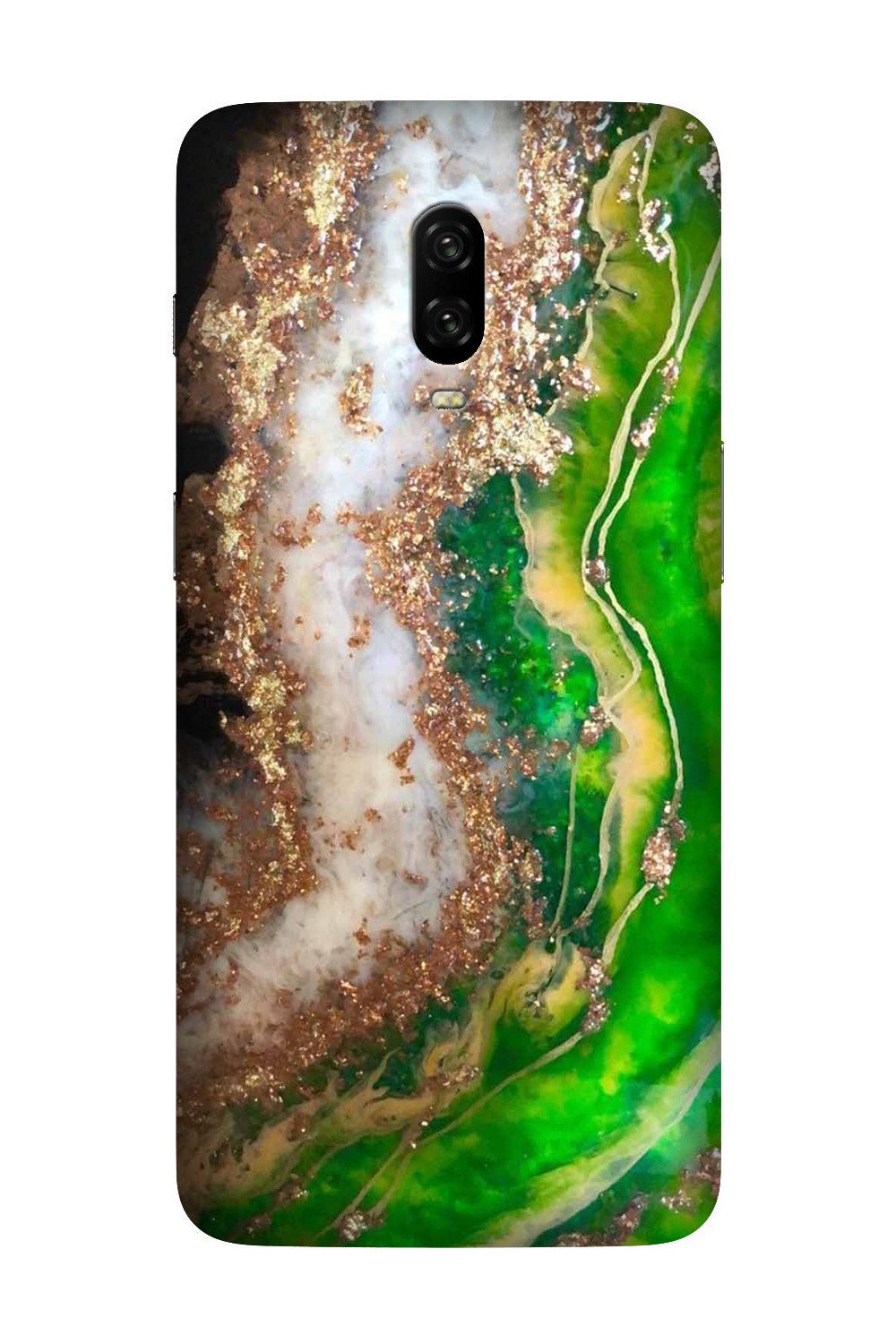 Marble Texture Mobile Back Case for OnePlus 6T(Design - 307)