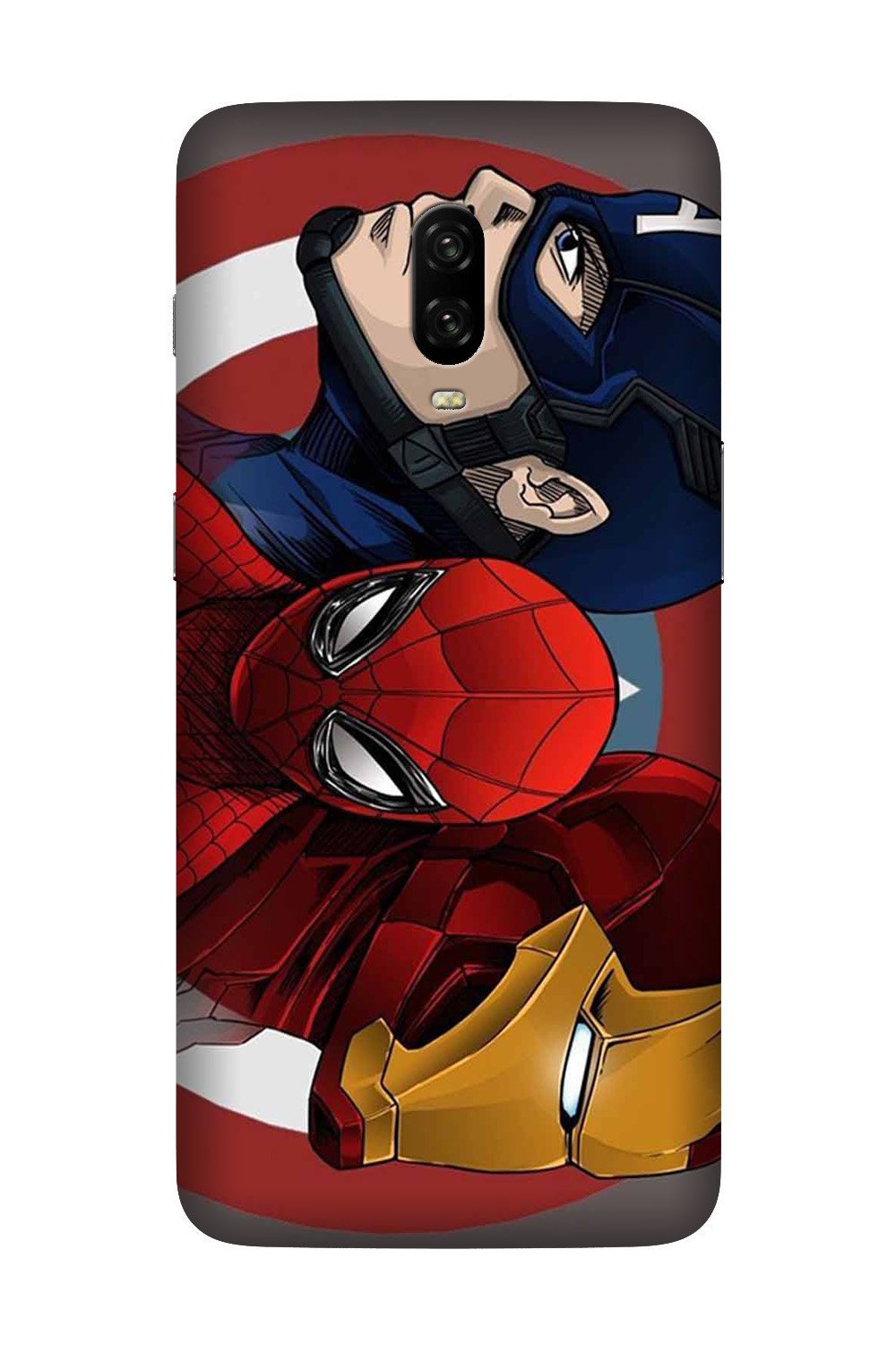 Superhero Mobile Back Case for OnePlus 6T  (Design - 311)