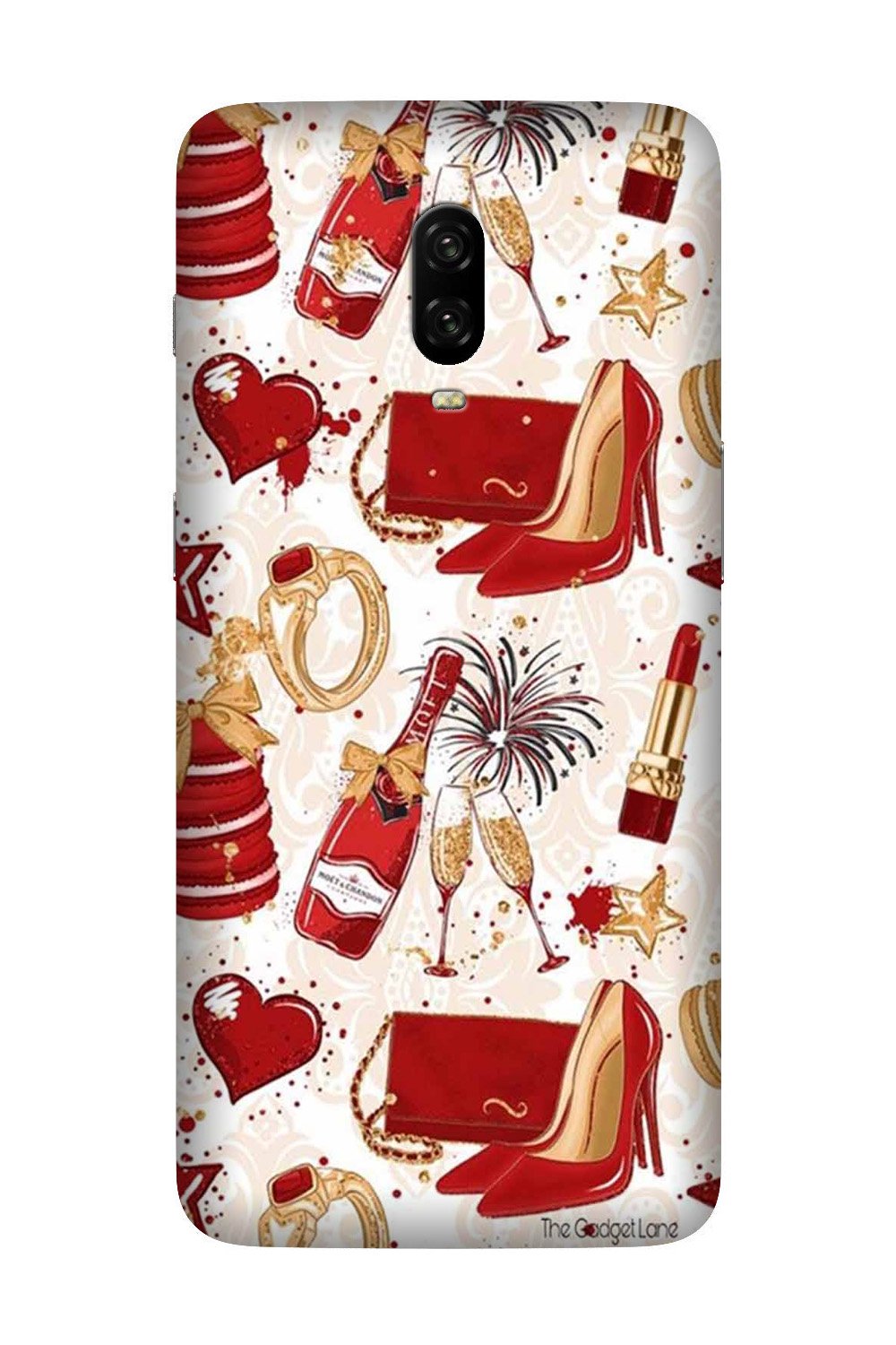 Girlish Mobile Back Case for OnePlus 6T  (Design - 312)